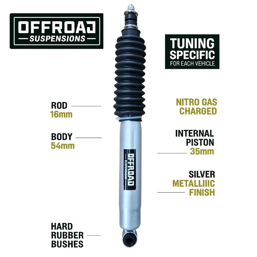 Shock absorber esi Suzuki Samurai +7.5cm Offroad Nitrogas