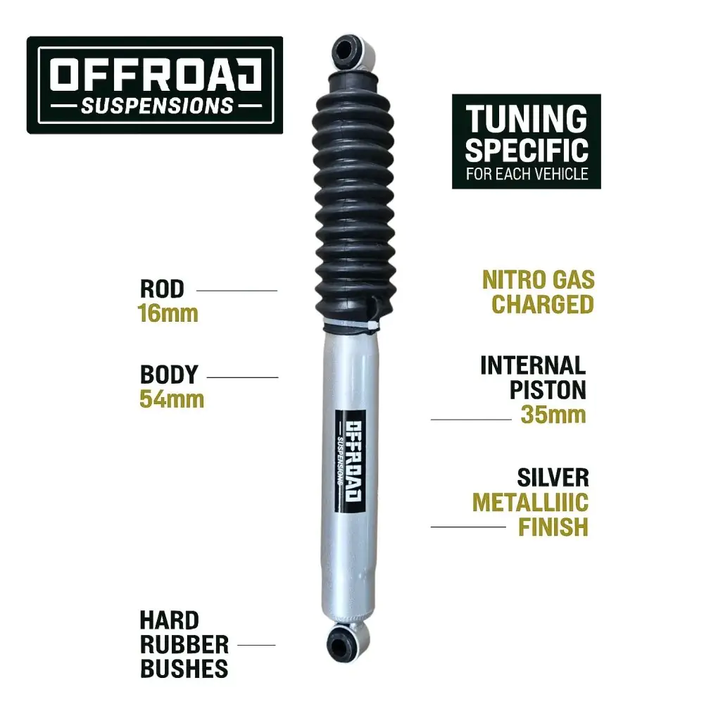 Shock absorber Taga Suzuki Samurai +7.5cm Offroad Nitrogas