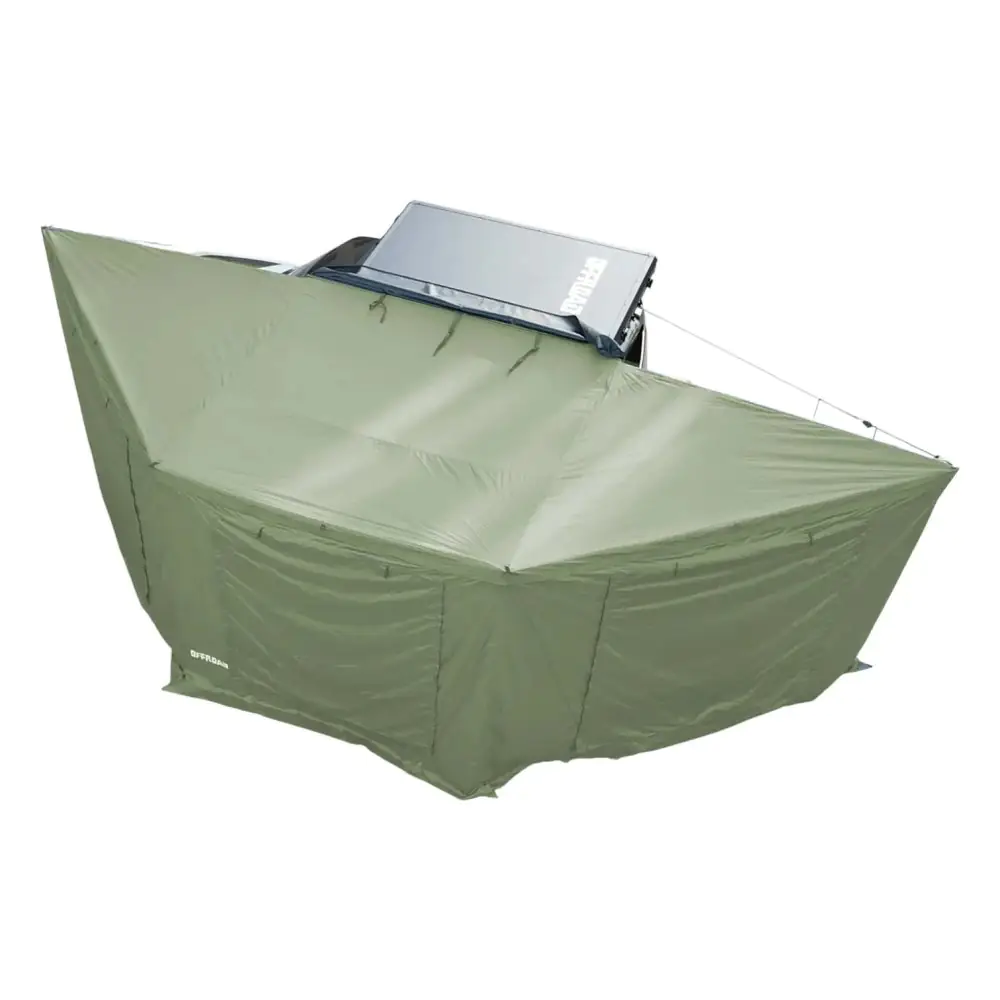 Closure for awning 180º Overland (2.0m) green premium