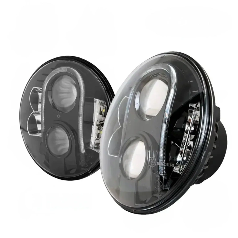 LED Black Lighthouse PAREJA 7” Homologados ECE R10 R112 R7