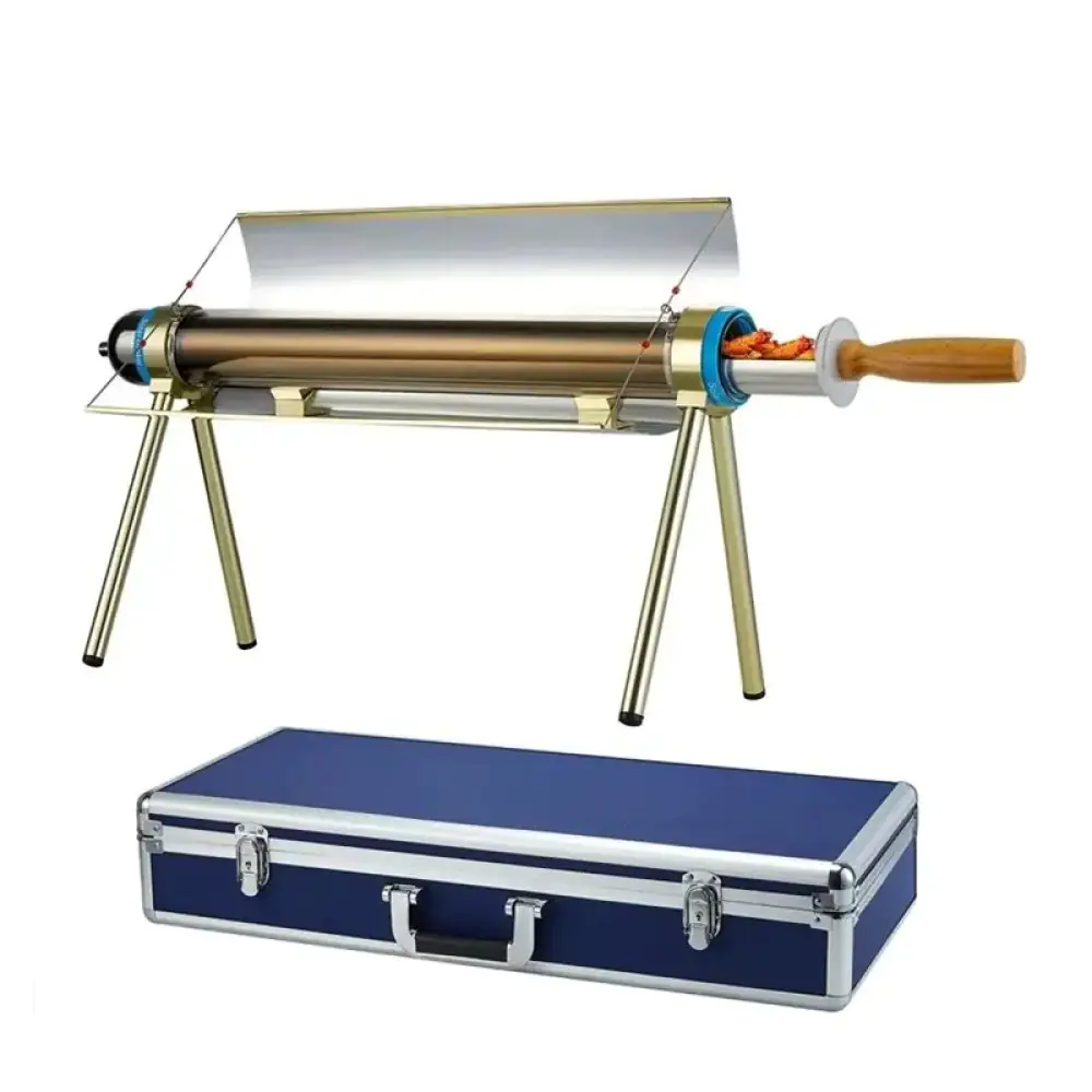 Solar kitchen for stainless steel barbecue