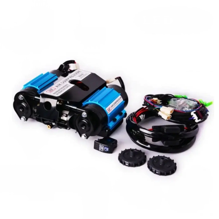 Double compressor Motor HF 24V for locks and inflated tires