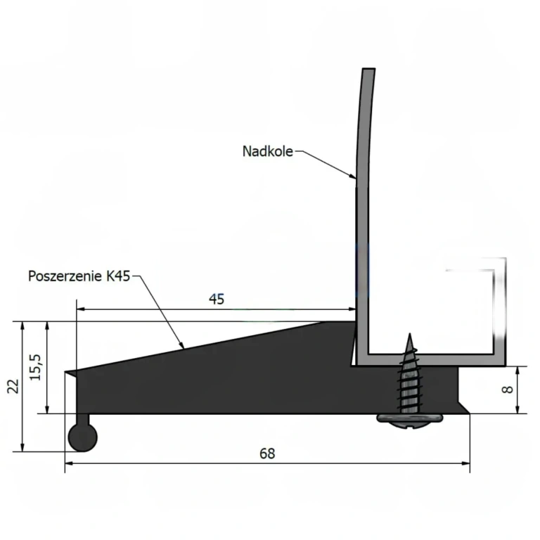 Fender flares rubber +4,5cm