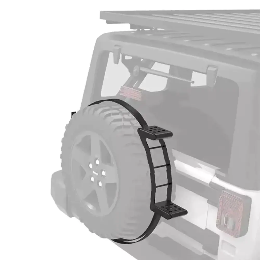Staircase Offroad in the spare wheel