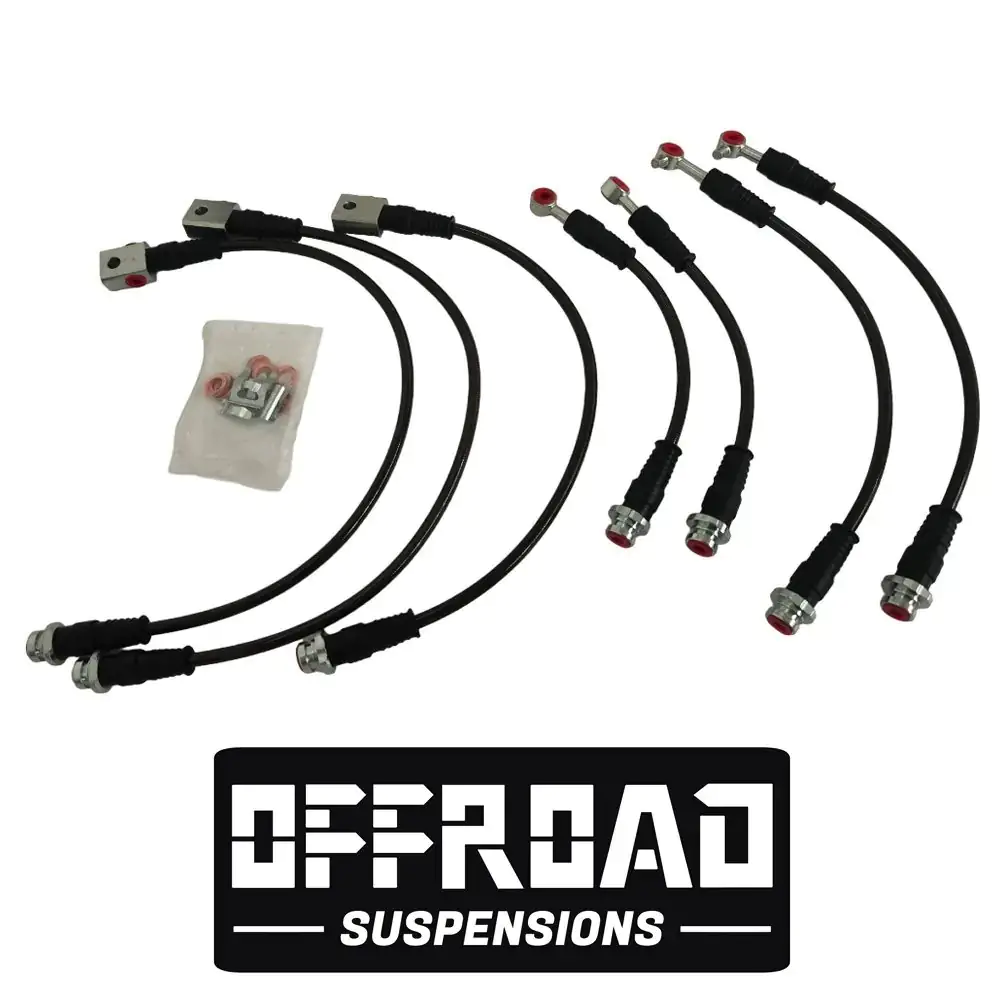 Kit 7 Brake calipers of the type 'Aviation' + 10 cm Nissan Patrol GR Y61 with ABS