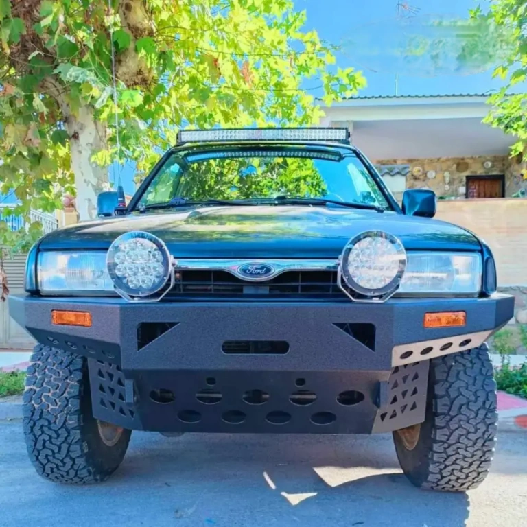 Brackets Nissan Terrano II for curved 42" LED bar
