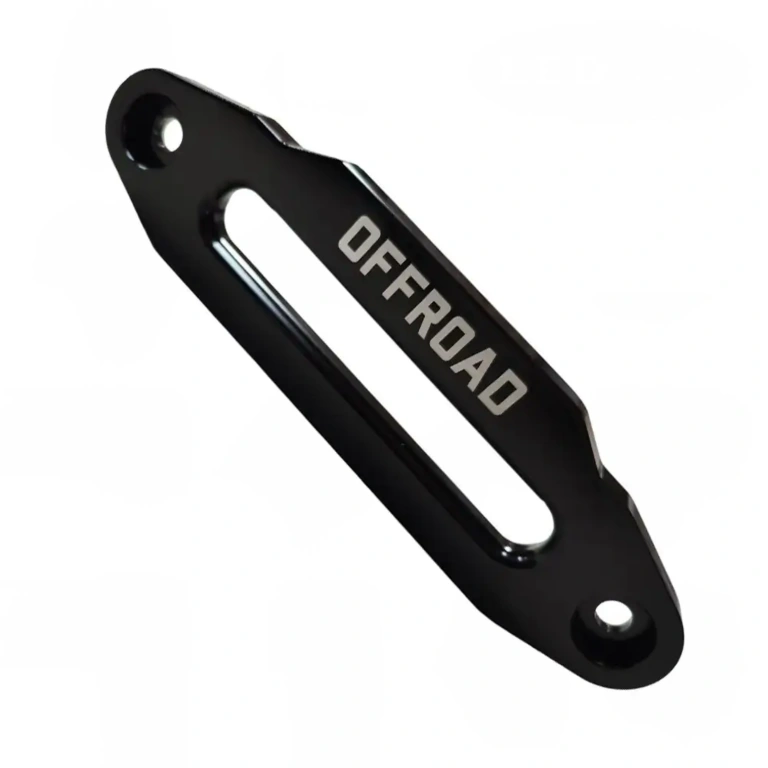 Aluminium fixed guide Offroad black for synthetic wire