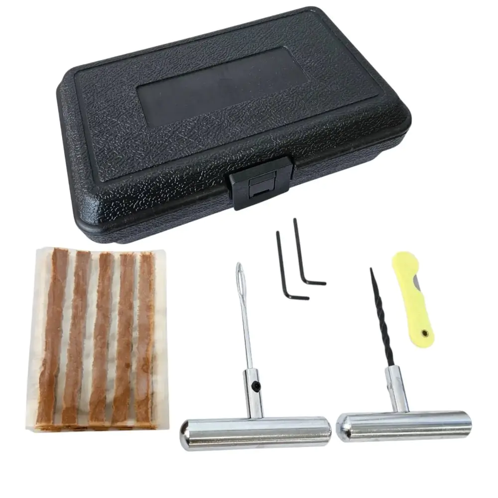 Kit repairs punctures for tires small briefcase