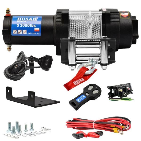 ATV ja quad vintsid BST S 3000lbs 12V 1,5HJ pukseeritav kaal 1361kg/3000lb BSTS3000LBS